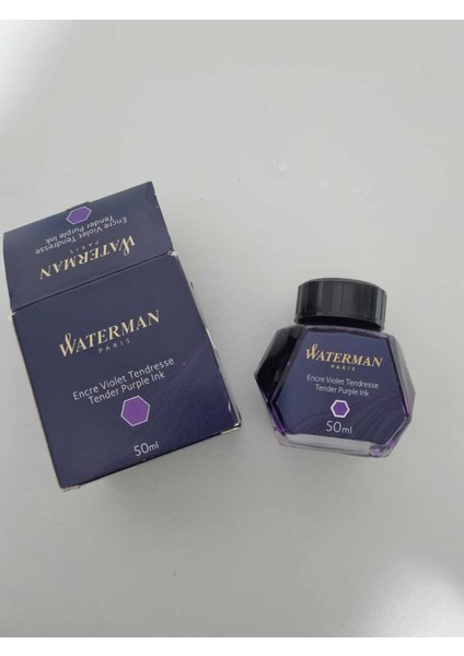 Dolma Kalem Mürekkebi Cam Şişede 50 ml Mor