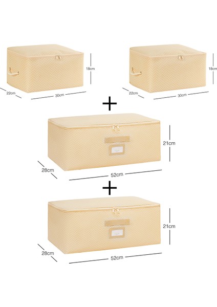 4'lü Bej Balıksırtı Baza Altı Kazak Pike Battaniye Hurcu, Hurç