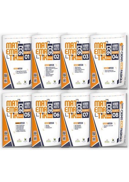 İnformal Yayınları 2026 DGS MATEMATİK Kara Kutu 8li Fasikül SETİ ÖSYM Çıkmış Soru Bankası Çözümlü Modüler PAKET