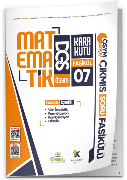 İnformal Yayınları 2026 DGS MATEMATİK Kara Kutu 8li Fasikül SETİ ÖSYM Çıkmış Soru Bankası Çözümlü Modüler PAKET