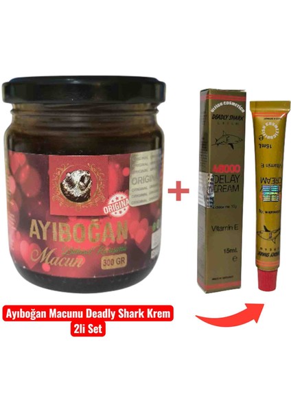 Ayıboğan Macunu - Shark Krem Hediyeli 2li Set fiyatları