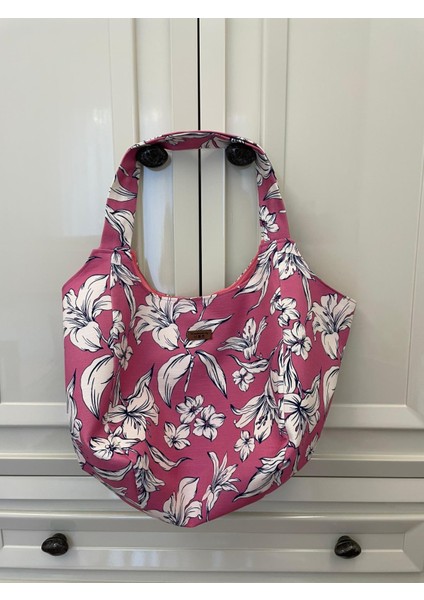 Viscose/polyester Karışım Kumaş Heybe Çanta- Çiçek Desenli indirimleri