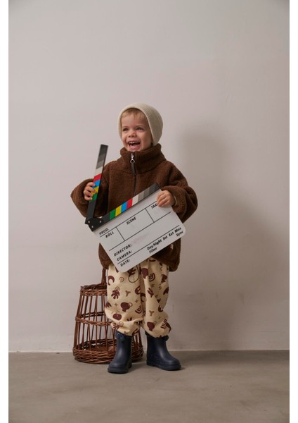 Acı Kahve Wellsoft Yarım Fermuar Çocuk Mont 1-6 Yaş indirimleri