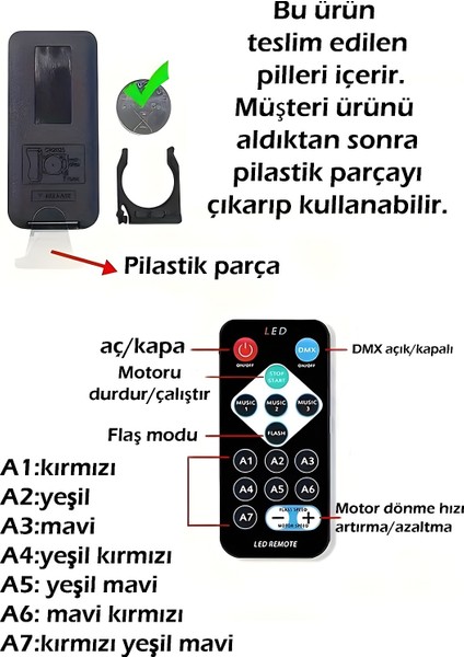 LED Galaxy Yıldız Projektör, Okyanus Dalgası, Projektör LED Gece Lambası, Çocuk Odası Lambası