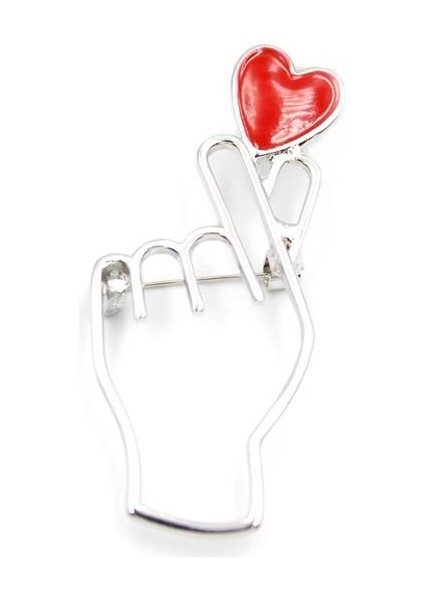 Kalp Broş - Gümüş fiyatları