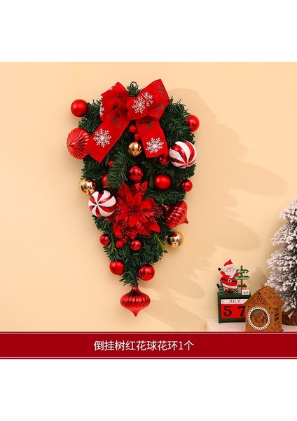 Yılbaşı Süsleri Çelenkler Rattan Kapı Askıları Yılbaşı Ağacı Askıları (Yurt Dışından)