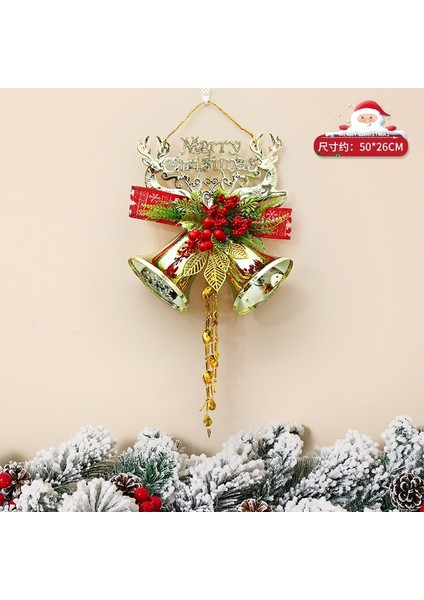 Noel Ağacı Asma Süsleri Çan Asma Noel Süsleri I Sahne Süsleri (Yurt Dışından)