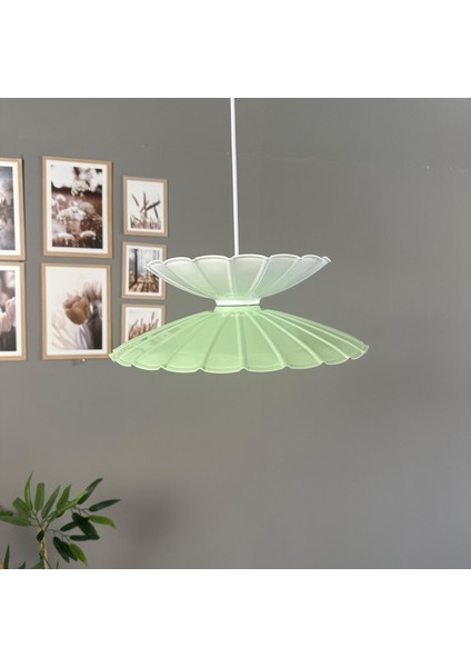 Rubby Mint-Beyaz Metal Tekli Avize Mutfak Modern Dekoratif Sarkıt Aydınlatma modelleri