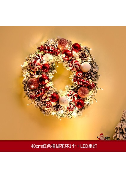 Yılbaşı Süsleri Çelenkler Rattan Kapı Askıları Yılbaşı Ağacı Askıları (Yurt Dışından)