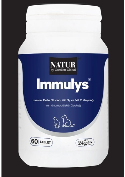 Immulys (Kedi ve Köpeklerde Bağışıklık Sistemi Güçlendirici)