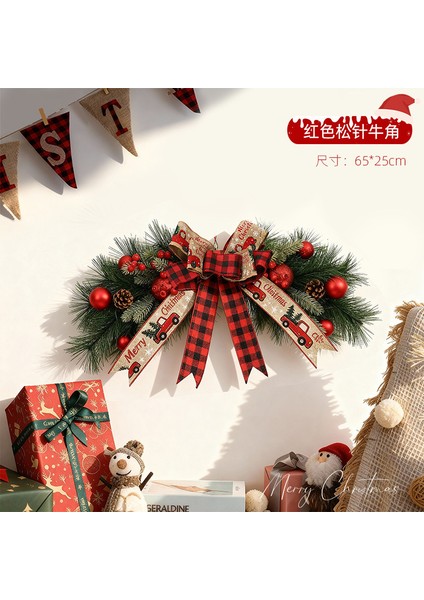 Yılbaşı Süsleri Çelenkler Rattan Kapı Askıları Yılbaşı Ağacı Askıları (Yurt Dışından)