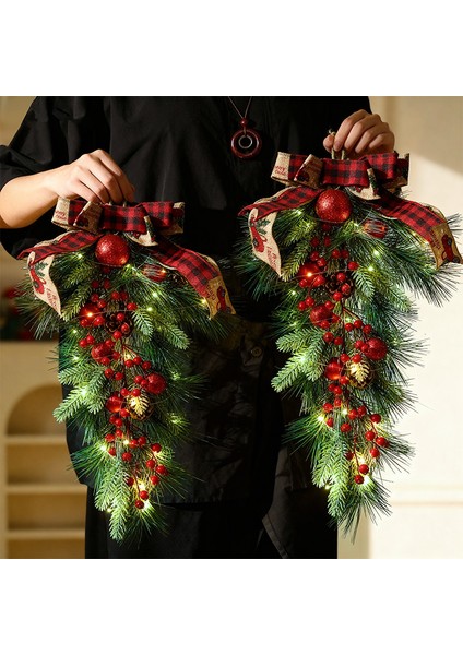 Yılbaşı Süsleri Çelenkler Rattan Kapı Askıları Yılbaşı Ağacı Askıları (Yurt Dışından) fırsatları