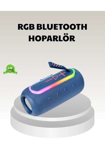 Bfs Mavi Taşınabilir Bluetooth Hoparlör Kompakt Tasarım ve Güçlü Ses