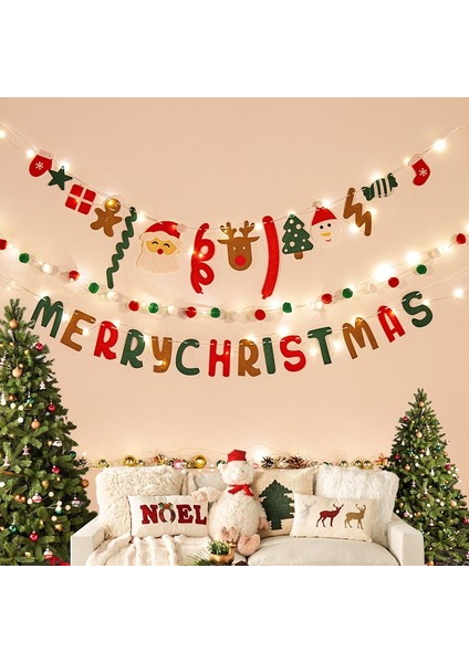 Noel Süsleri Kiraz Kuşu Düzenlemesi Giydirme Duvar Süsleri Duvar Noel Ağacı Bayrakları (Yurt Dışından) fırsatları