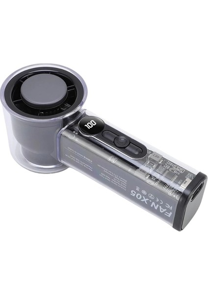 Buğz Şeffaf Kasa El Fanı | 5V 2A | 100 Kademeli Hava Akışı | Type-C Girişli modelleri