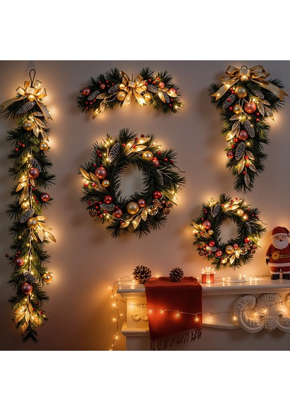 Yılbaşı Süsleri Çelenkler Rattan Kapı Askıları Sahne Askıları Kolyeler (Yurt Dışından) modelleri