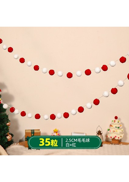 Yeni Noel Partisi Dekorasyon Kapı Asma Bunting Noel Askıları Atmosfer Dekorasyon Askıları (Yurt Dışından)