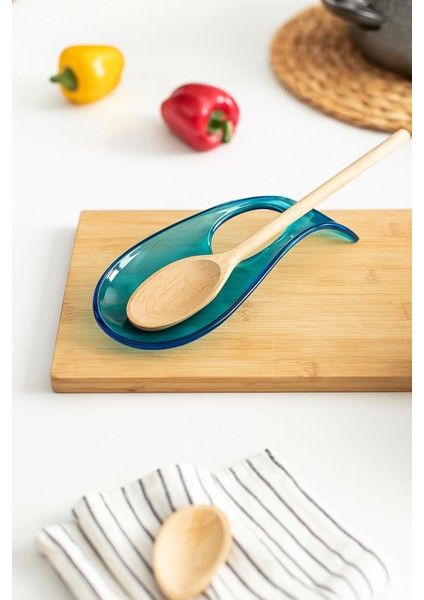 Akrilik Aquamarin Tezgah Üstü Kirli Kaşıklık & Kepçe Altlığı fırsatları