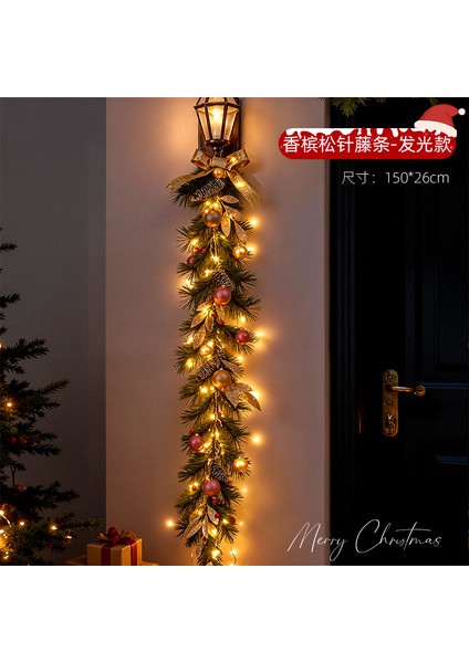 Yılbaşı Süsleri Çelenkler Rattan Kapı Askıları Sahne Askıları Kolyeler (Yurt Dışından)