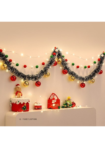 Yeni Noel Partisi Dekorasyon Kapı Asma Bunting Noel Askıları Atmosfer Dekorasyon Askıları (Yurt Dışından)