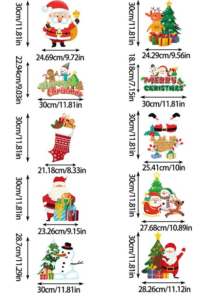 Yeni Noel Partisi Dekorasyon Kapı Asma Bunting Noel Askıları Atmosfer Dekorasyon Askıları (Yurt Dışından)
