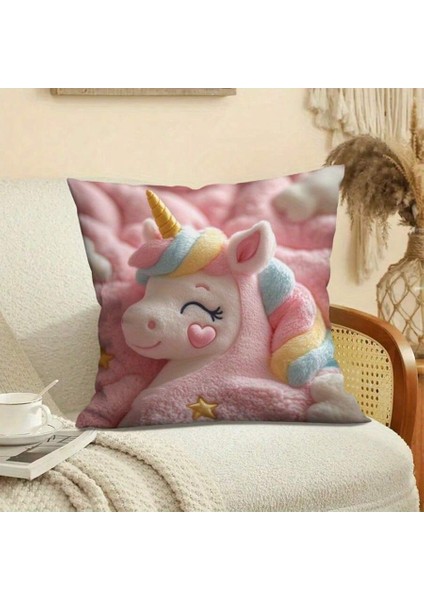 Rainbow My Little Pony Unicorn Yastık Kılıfı, Cilt Dostu Kısa Peluş Kanepe Minderi Kılıfı, Ev Dekorasyonu Yastık 2 Parçalı Set (Yurt Dışından) fiyatları