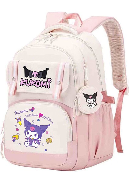 Ortaokul ve Lise Öğrencileri Için Sevimli Çizgi Film Baskılarına Sahip, Trend, Şık ve Da Paylaşmaya Değer Kore Tarzı Sırt Çantası. (Yurt Dışından)