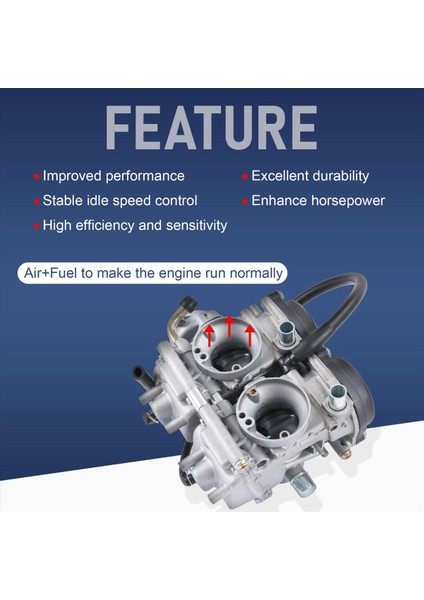 Yamaha Raptor Için Karbüratör 660 Karbonhidrat 660R YFM660 Yfm 660 660R Carb 2001-2005 5LP-14900-00-00 (Yurt Dışından) fiyatları