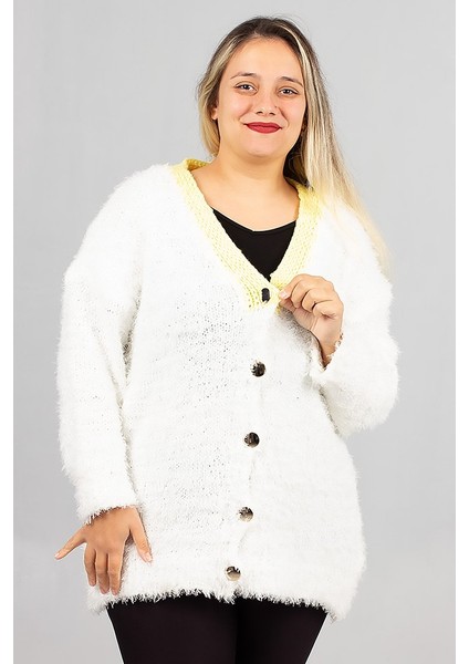 Sakallı Triko Oversize Hırka – Yumuşacık Doku, Rahat Oversize Kalıp, Şık Kış Stili fırsatları