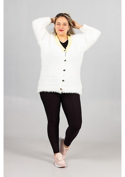 Sakallı Triko Oversize Hırka – Yumuşacık Doku, Rahat Oversize Kalıp, Şık Kış Stili indirimleri