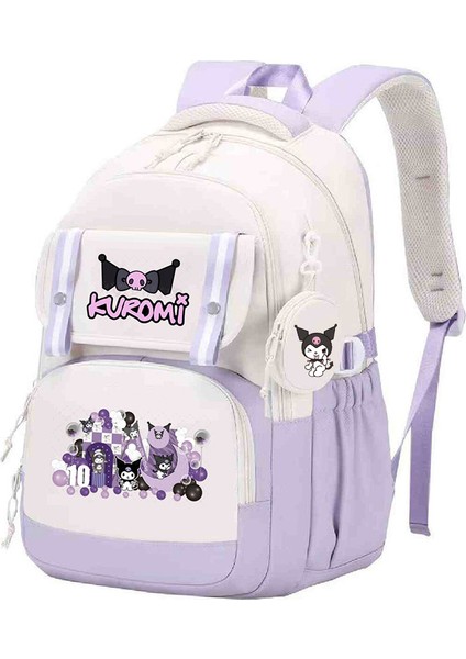 Ortaokul ve Lise Öğrencileri Için Sevimli Çizgi Film Baskılarına Sahip, Trend, Şık ve Da Paylaşmaya Değer Kore Tarzı Sırt Çantası. (Yurt Dışından)