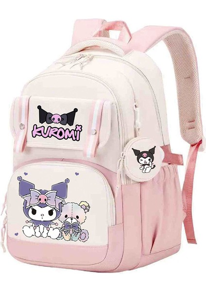 Ortaokul ve Lise Öğrencileri Için Sevimli Çizgi Film Baskılarına Sahip, Trend, Şık ve Da Paylaşmaya Değer Kore Tarzı Sırt Çantası. (Yurt Dışından)