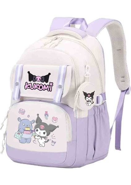 Ortaokul ve Lise Öğrencileri Için Sevimli Çizgi Film Baskılarına Sahip, Trend, Şık ve Da Paylaşmaya Değer Kore Tarzı Sırt Çantası. (Yurt Dışından)