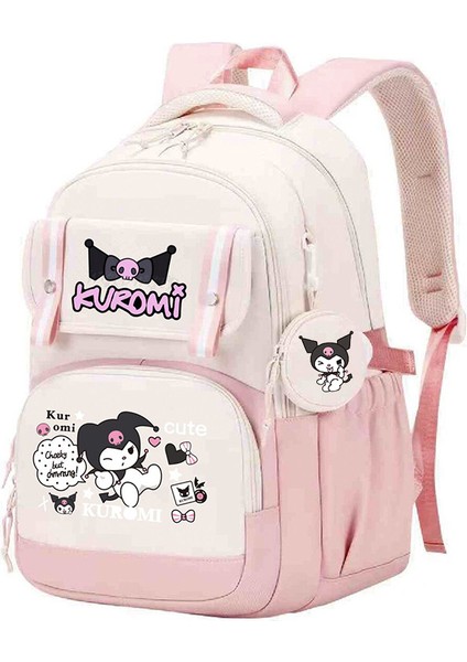 Ortaokul ve Lise Öğrencileri Için Sevimli Çizgi Film Baskılarına Sahip, Trend, Şık ve Da Paylaşmaya Değer Kore Tarzı Sırt Çantası. (Yurt Dışından)