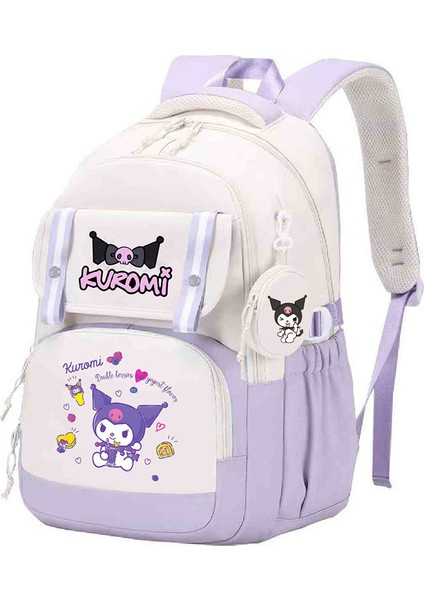Ortaokul ve Lise Öğrencileri Için Sevimli Çizgi Film Baskılarına Sahip, Trend, Şık ve Da Paylaşmaya Değer Kore Tarzı Sırt Çantası. (Yurt Dışından)