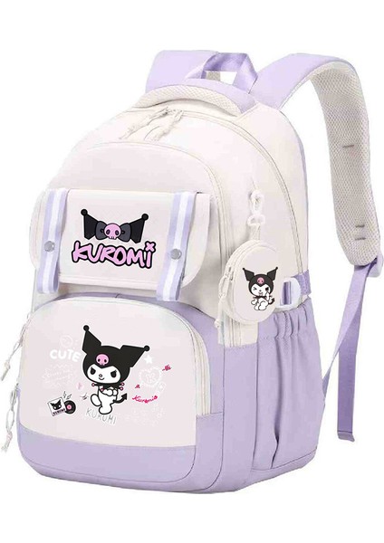 Ortaokul ve Lise Öğrencileri Için Sevimli Çizgi Film Baskılarına Sahip, Trend, Şık ve Da Paylaşmaya Değer Kore Tarzı Sırt Çantası. (Yurt Dışından)