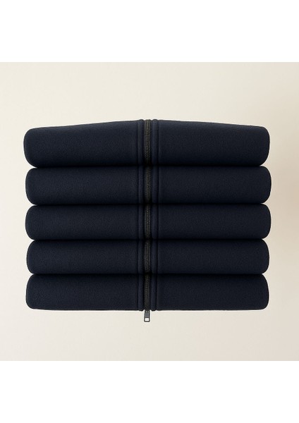 Lacivert Polar Fermuarlı Unisex Sweatshirt fiyatları