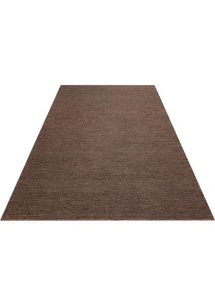Giger Brown, Jüt Kullanılarak El Örgüsü ile Üretilen Hasır Dokulu Jüt Halı