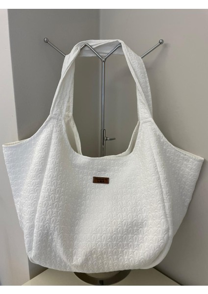 Kapitone Yıldız Desenli Kumaş Heybe Çanta fiyatları