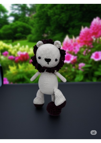 El Örgüsü Amigurumi Aslan | Bebek Sağlıklı Organik Oyuncak | Handmade modelleri