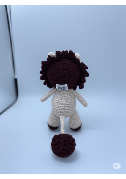 El Örgüsü Amigurumi Aslan | Bebek Sağlıklı Organik Oyuncak | Handmade