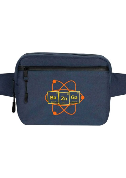 Bazinga Science Bel Çantası Fermuarlı Lacivert Renk