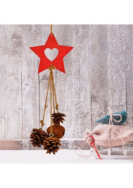 Yılbaşı Dekoru Naturel Sarkıt Süs Ağaç ve Kapı Süsü