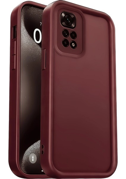 Xiaomi Redmi 10 2022 Kılıf Viera Silikon - Bordo