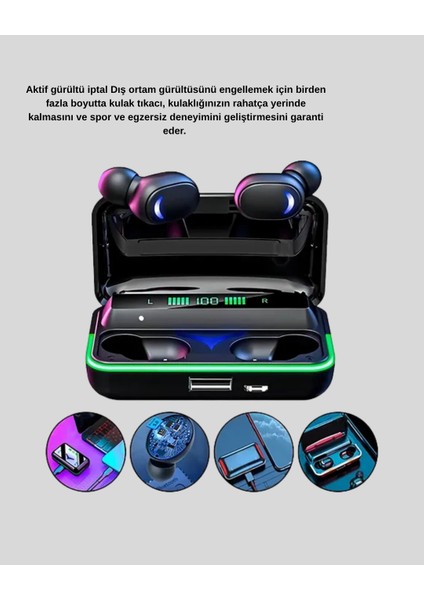 Bfs Gaming Bluetooth Kulaklık 800MAH Powerbank Düşük Gecikmeli fırsatları