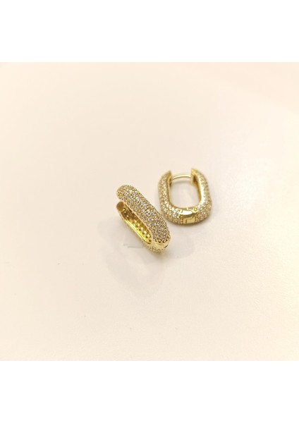 18.3mm Su Yolu Halka Küpe 14 Ayar Altın Hd Videolu fırsatları