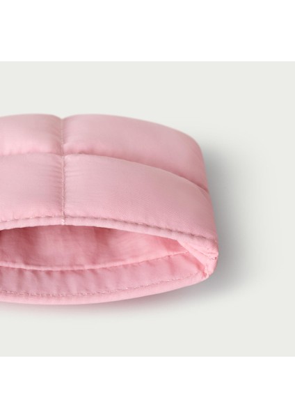 Sevimli Puffy Mini Cüzdan – Suya Dayanıklı, Şeffaf Kart Pencereli, Mıknatıslı Kapatma, Airpods ve Aksesuar Organizeri – Pembe modelleri