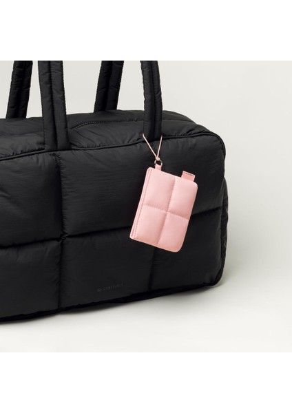 Sevimli Puffy Mini Cüzdan – Suya Dayanıklı, Şeffaf Kart Pencereli, Mıknatıslı Kapatma, Airpods ve Aksesuar Organizeri – Pembe indirimleri
