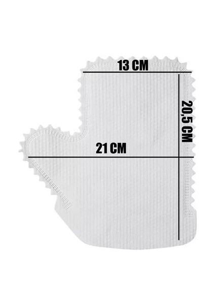 Bfs Tüysüztemizlik Eldiveni Islak ve Kuru Temizlik Eldiveni Bambu Lifi