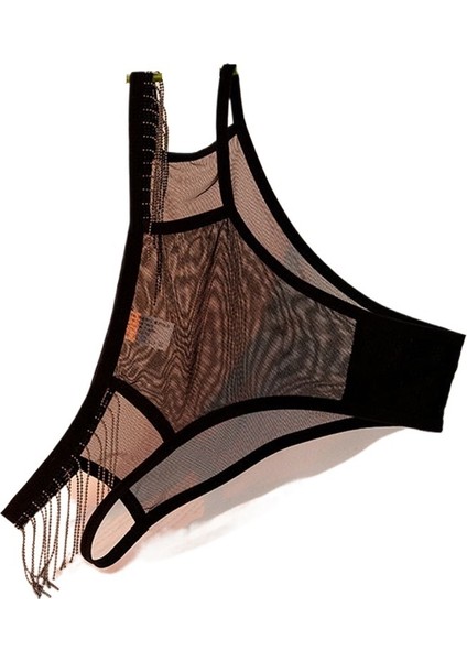 Büyük Kelebek Tasarımlı, Püsküllü, Içi Boş, Düşük Belli, Payetli, Yarı Saydam File Kadın Külotu (4 Parça) (Yurt Dışından) fiyatları